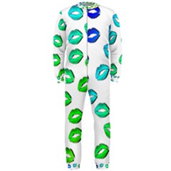 Kiss Mouth Lips Colors Onepiece Jumpsuit (men)  by HermanTelo