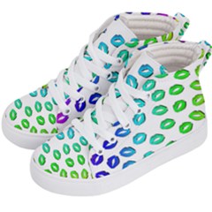 Kiss Mouth Lips Colors Kids  Hi-top Skate Sneakers by HermanTelo