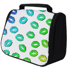 Kiss Mouth Lips Colors Full Print Travel Pouch (big)