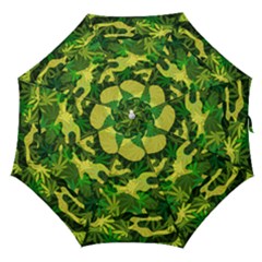 Marijuana Camouflage Cannabis Drug Straight Umbrellas