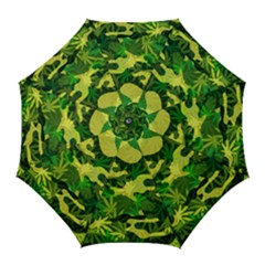 Marijuana Camouflage Cannabis Drug Golf Umbrellas