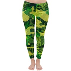 Marijuana Camouflage Cannabis Drug Classic Winter Leggings