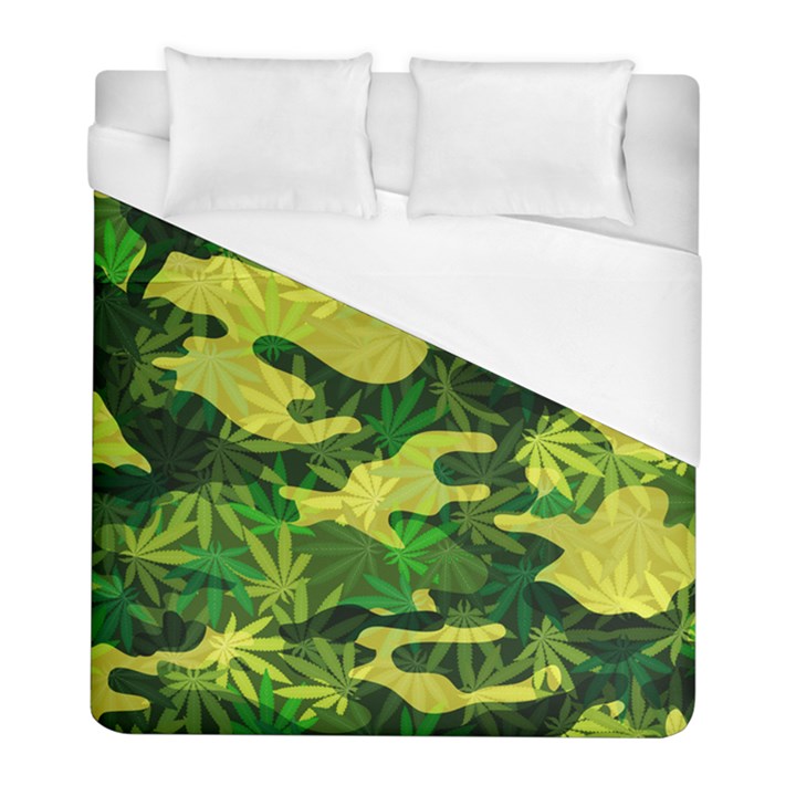 Marijuana Camouflage Cannabis Drug Duvet Cover (Full/ Double Size)