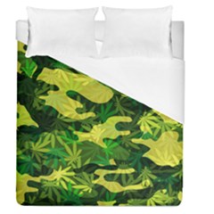 Marijuana Camouflage Cannabis Drug Duvet Cover (queen Size)