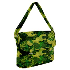 Marijuana Camouflage Cannabis Drug Buckle Messenger Bag by HermanTelo