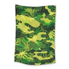 Marijuana Camouflage Cannabis Drug Small Tapestry