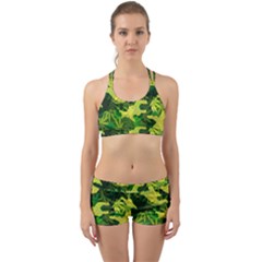 Marijuana Camouflage Cannabis Drug Back Web Gym Set by HermanTelo