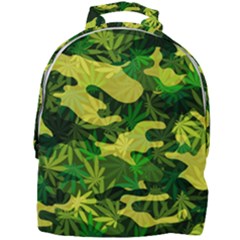 Marijuana Camouflage Cannabis Drug Mini Full Print Backpack by HermanTelo