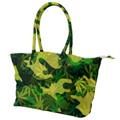 Marijuana Camouflage Cannabis Drug Canvas Shoulder Bag