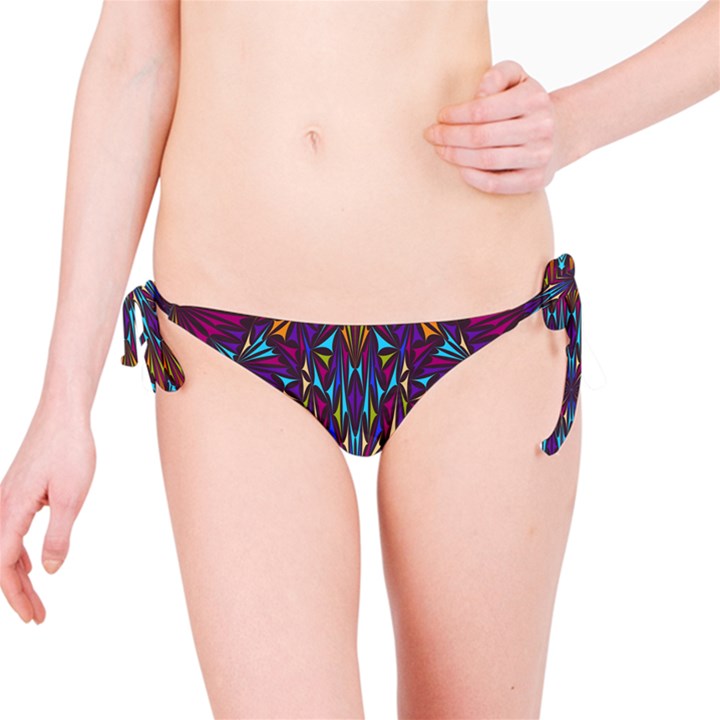 Kaleidoscope Triangle Curved Bikini Bottom