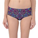 Kaleidoscope Triangle Curved Mid-Waist Bikini Bottoms View1