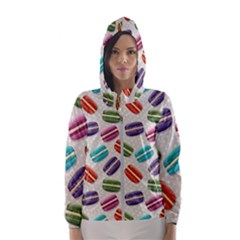 Macaron Bread Women s Hooded Windbreaker