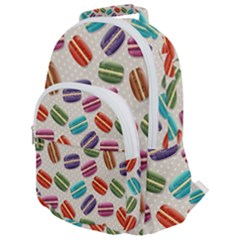 Macaron Bread Rounded Multi Pocket Backpack