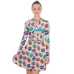 Macaron Bread Long Sleeve Panel Dress by HermanTelo