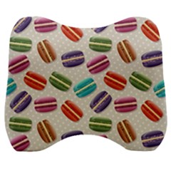 Macaron Bread Velour Head Support Cushion