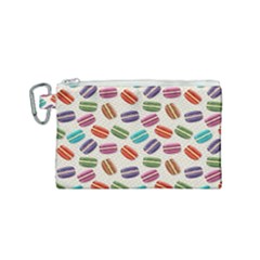 Macaron Bread Canvas Cosmetic Bag (small)