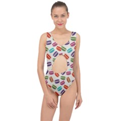 Macaron Bread Center Cut Out Swimsuit by HermanTelo