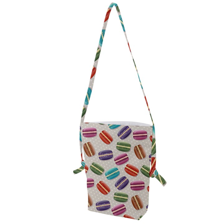 Macaron Bread Folding Shoulder Bag