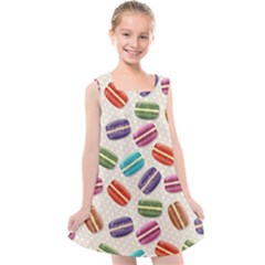 Macaron Bread Kids  Cross Back Dress