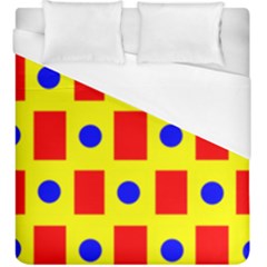 Pattern Circle Plaid Duvet Cover (king Size)