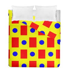 Pattern Circle Plaid Duvet Cover Double Side (full/ Double Size)