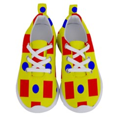 Pattern Circle Plaid Running Shoes