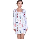 Nautical Sea Long Sleeve Nightdress View1