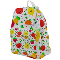 Pattern Fruits Orange Green Top Flap Backpack