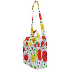 Pattern Fruits Orange Green Crossbody Day Bag