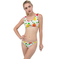 Pattern Fruits Orange Green The Little Details Bikini Set