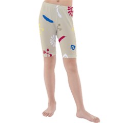 Pattern Culture Tribe American Kids  Mid Length Swim Shorts by HermanTelo