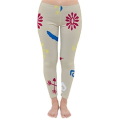 Pattern Culture Tribe American Classic Winter Leggings by HermanTelo