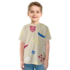 Pattern Culture Tribe American Kids  Sport Mesh Tee