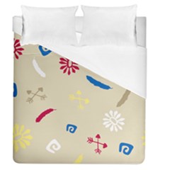 Pattern Culture Tribe American Duvet Cover (queen Size)