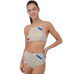 Pattern Culture Tribe American High Waist Tankini Set