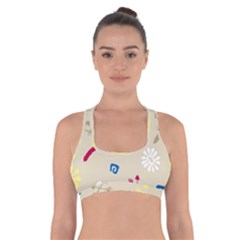 Pattern Culture Tribe American Cross Back Sports Bra