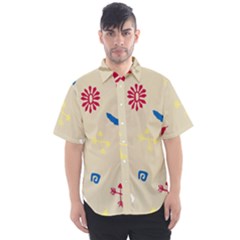 Pattern Culture Tribe American Men s Short Sleeve Shirt