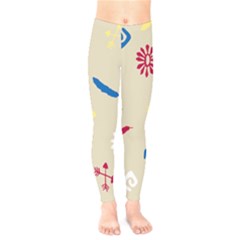 Pattern Culture Tribe American Kids  Legging by HermanTelo