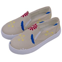 Pattern Culture Tribe American Kids  Canvas Slip Ons