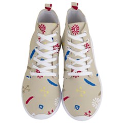 Pattern Culture Tribe American Men s Lightweight High Top Sneakers