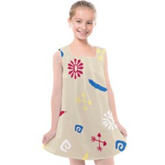 Pattern Culture Tribe American Kids  Cross Back Dress by HermanTelo