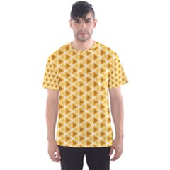 Pattern Halloween Pumpkin Color Men s Sports Mesh Tee