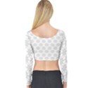 Ornamental Star Mandala Long Sleeve Crop Top View2