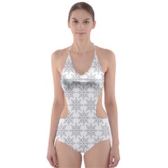 Ornamental Star Mandala Cut-out One Piece Swimsuit by HermanTelo