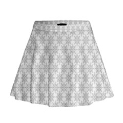 Ornamental Star Mandala Mini Flare Skirt