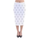 Ornamental Star Mandala Velvet Midi Pencil Skirt View1