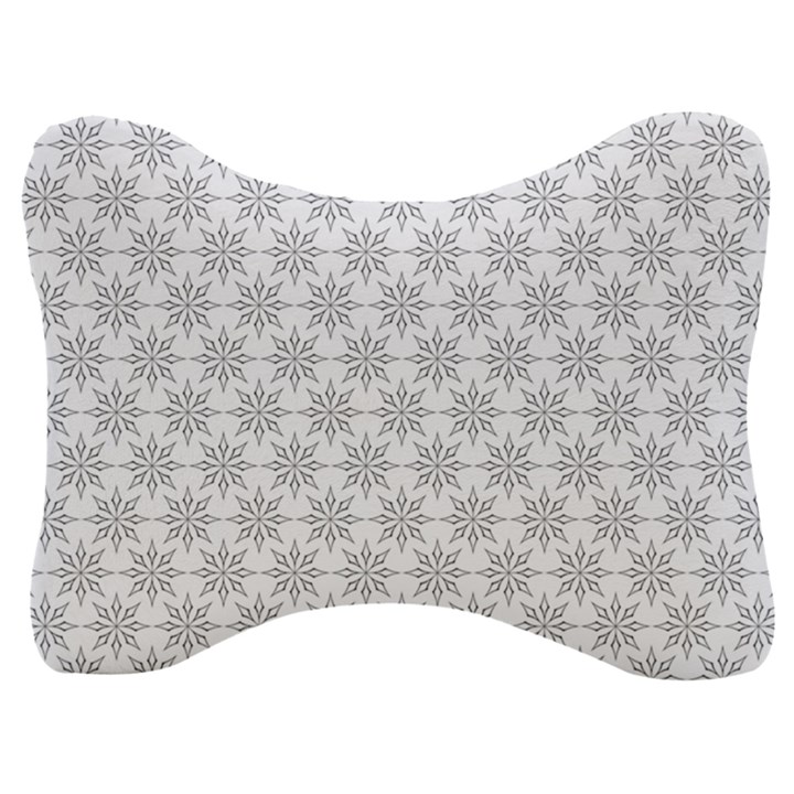 Ornamental Star Mandala Velour Seat Head Rest Cushion