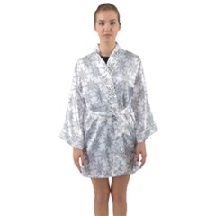 Ornamental Star Mandala Long Sleeve Kimono Robe