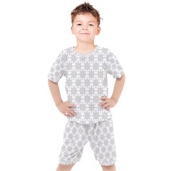 Ornamental Star Mandala Kids  Tee And Shorts Set