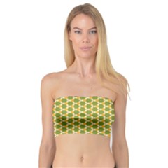 Pattern Halloween Pumpkin Color Green Bandeau Top